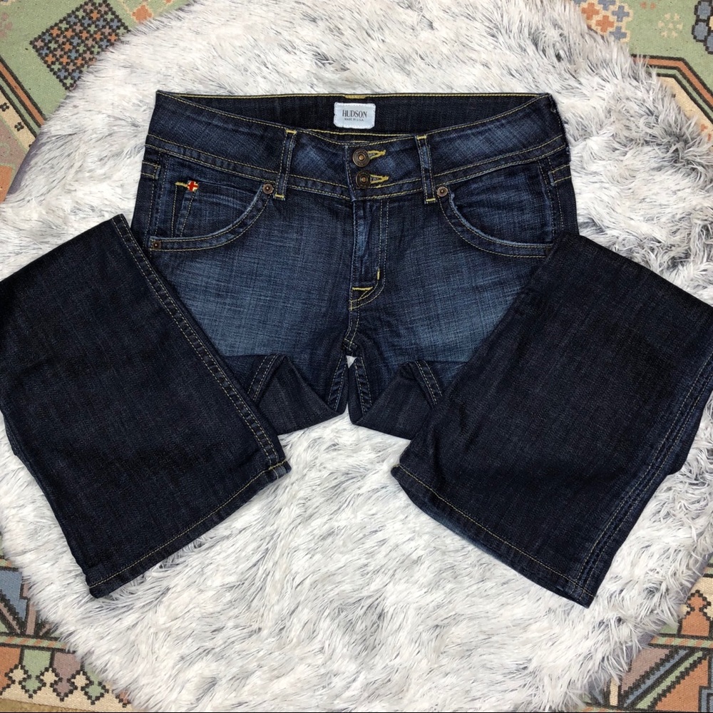 Hudson Jeans Dark Wash Size 27 Button Flap
